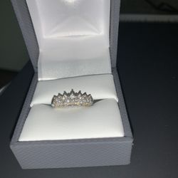 1/2 Ct T.w 10k Diamond Ring