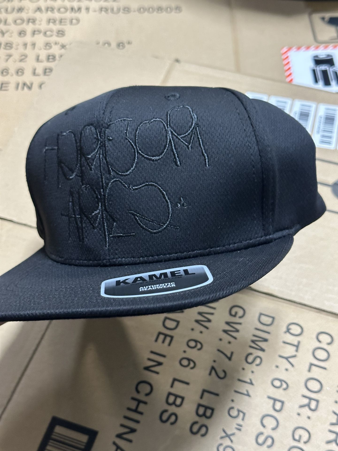 Harbor Area Snapback All Black Out On Sale ✅