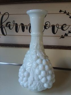 Imperial Glass Milk Glass Vase