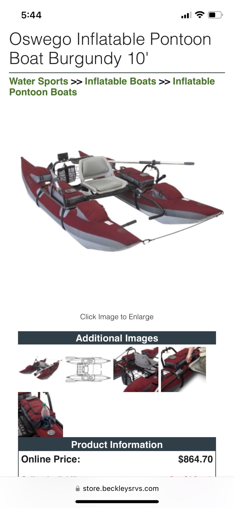 Inflatable Pontoon Boat