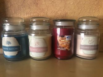 Candle in jar