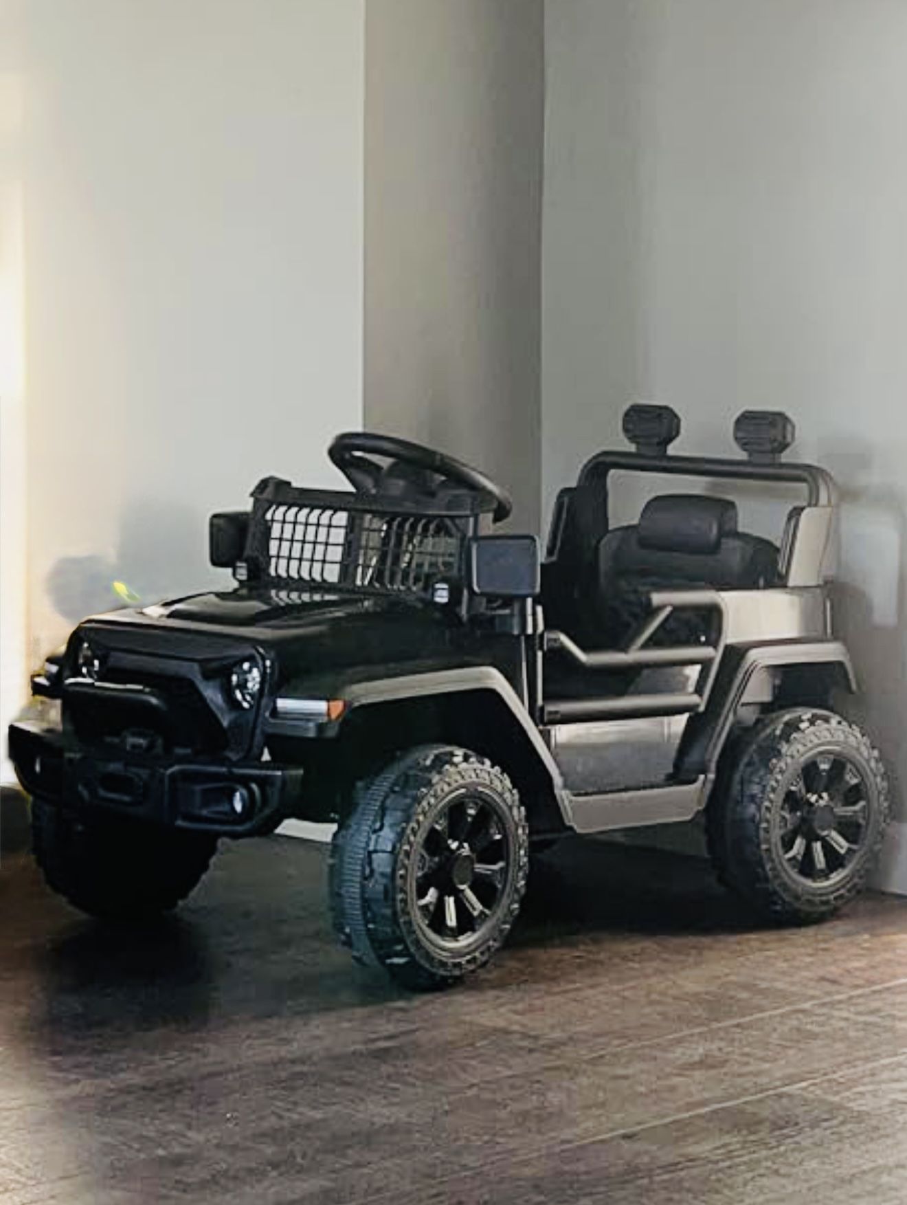 Children's electric car.