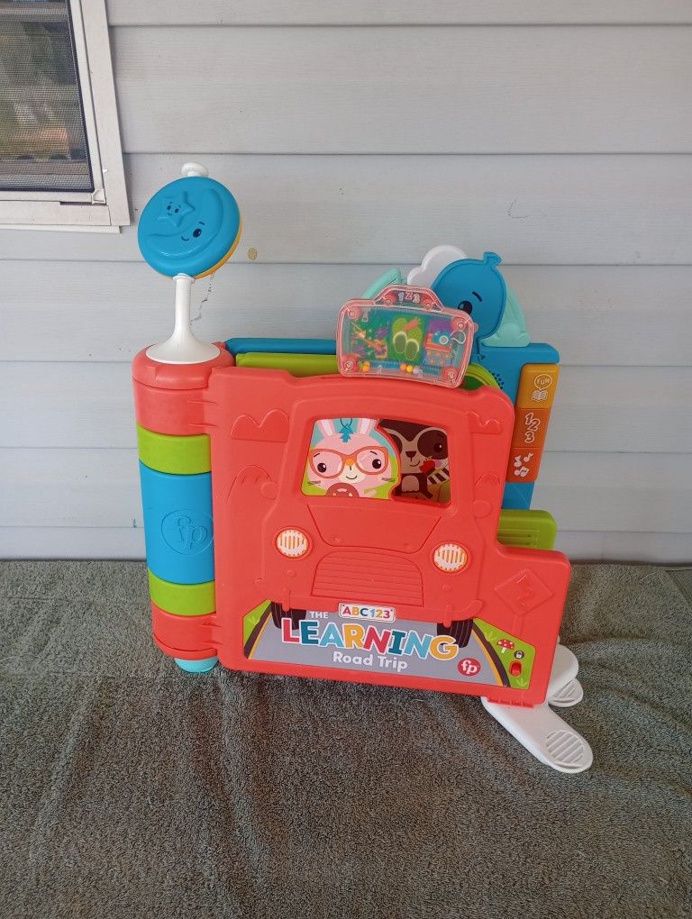 Fisher-Price Sit-to-Stand Giant Activity Book Infant to Toddler Learning Toy