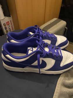 Nike Dunk Low "Concord" White/Blue – Size 12.5