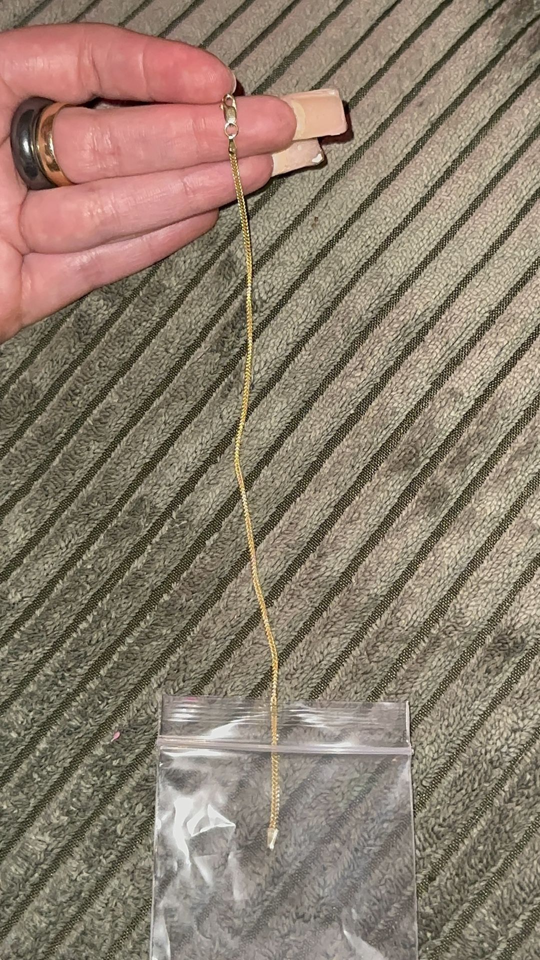 10k Solid Box Chain Bracelet