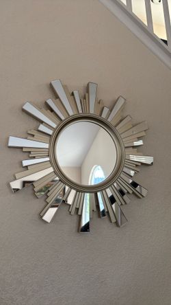 Modern Gold-Silver Mirror Home Decor