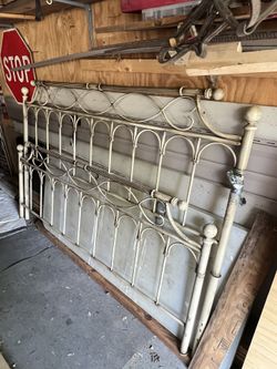 Metal King Headboard And Footboard