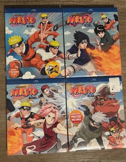 Naruto Blu-ray Sets 1-4