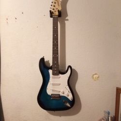 Zeny Blue And Black Electric Guitar