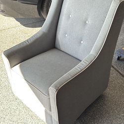 Modern Grey Rocking Chair