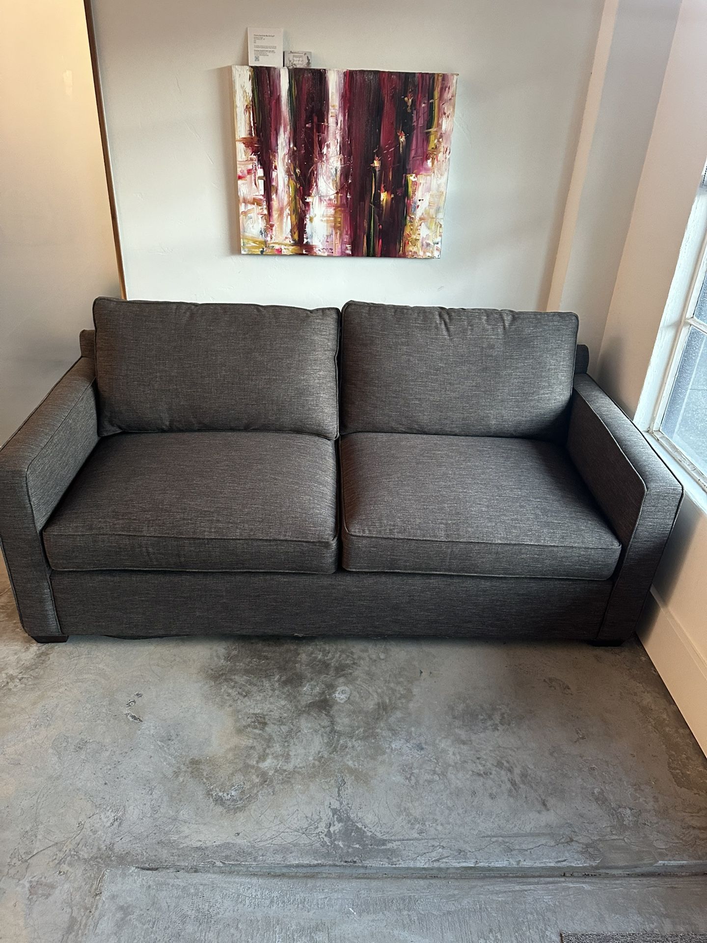 Crate and Barrel Axis Sleeper Sofa