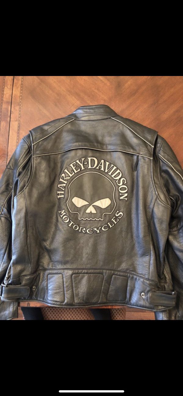 Willie g skull collection leather jacket- Harley Davidson for Sale in ...