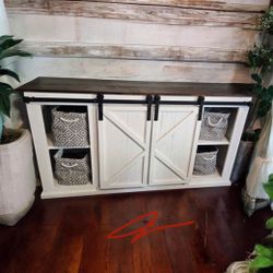 72” Rustic Chic Office Storage Cabinet! Reg $799!