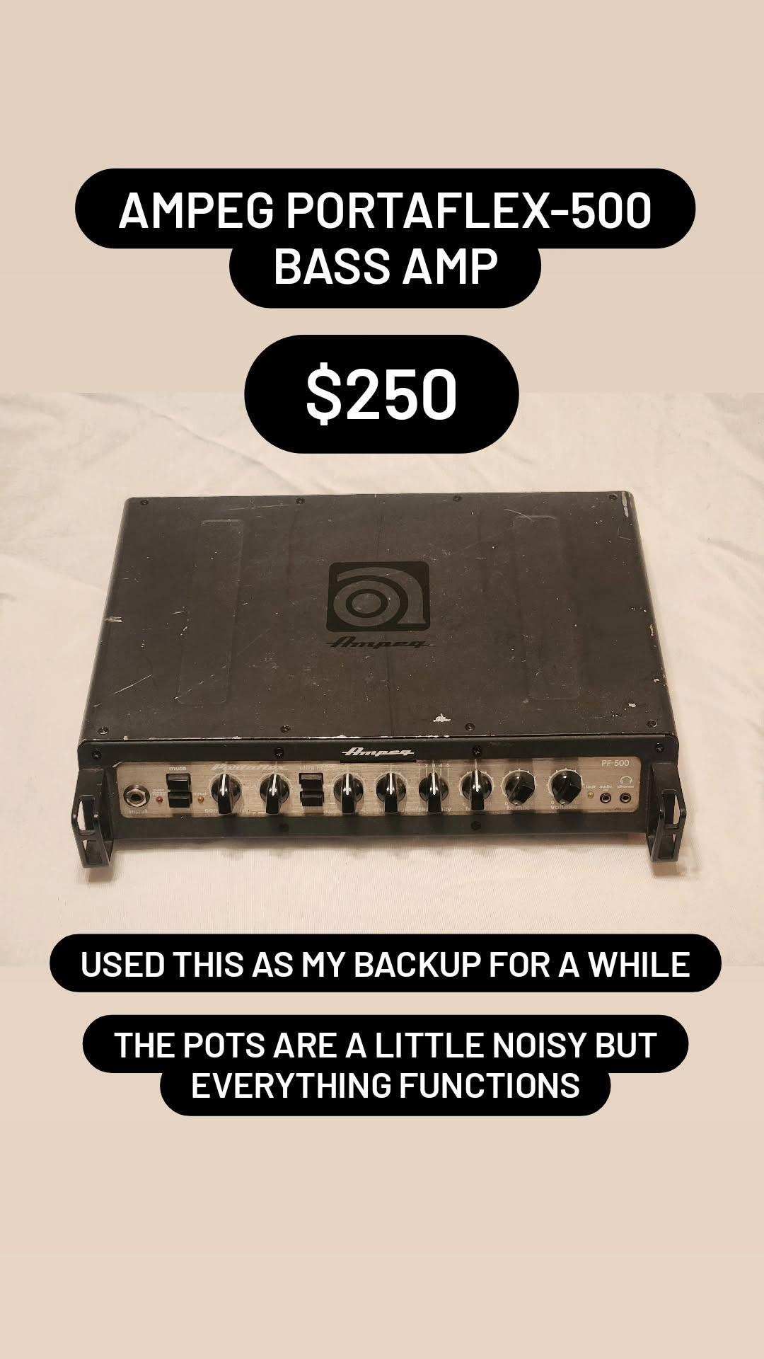 AMPEG Portaflex-500 Bass Amp