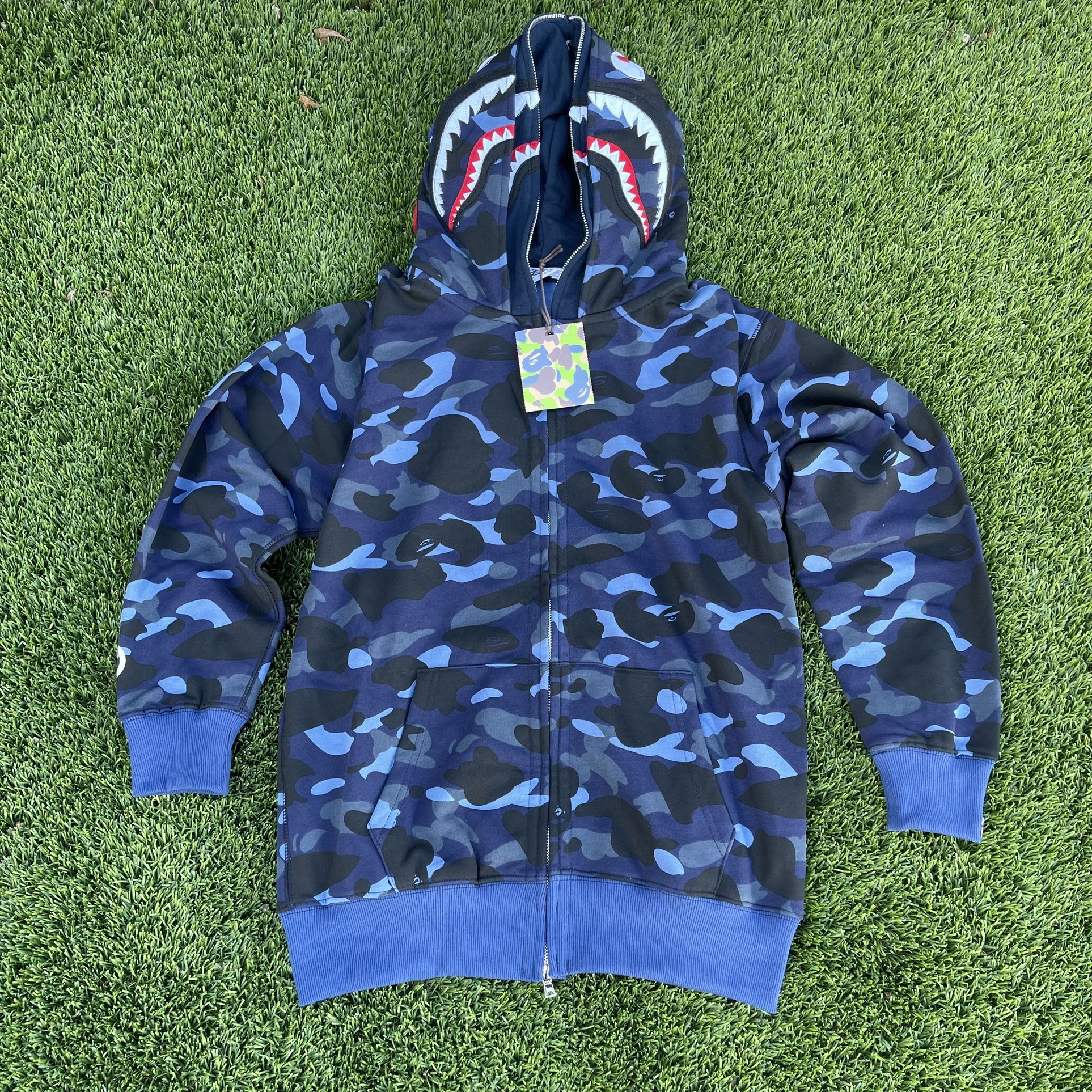 Bape Double Zip Sweater LARGE