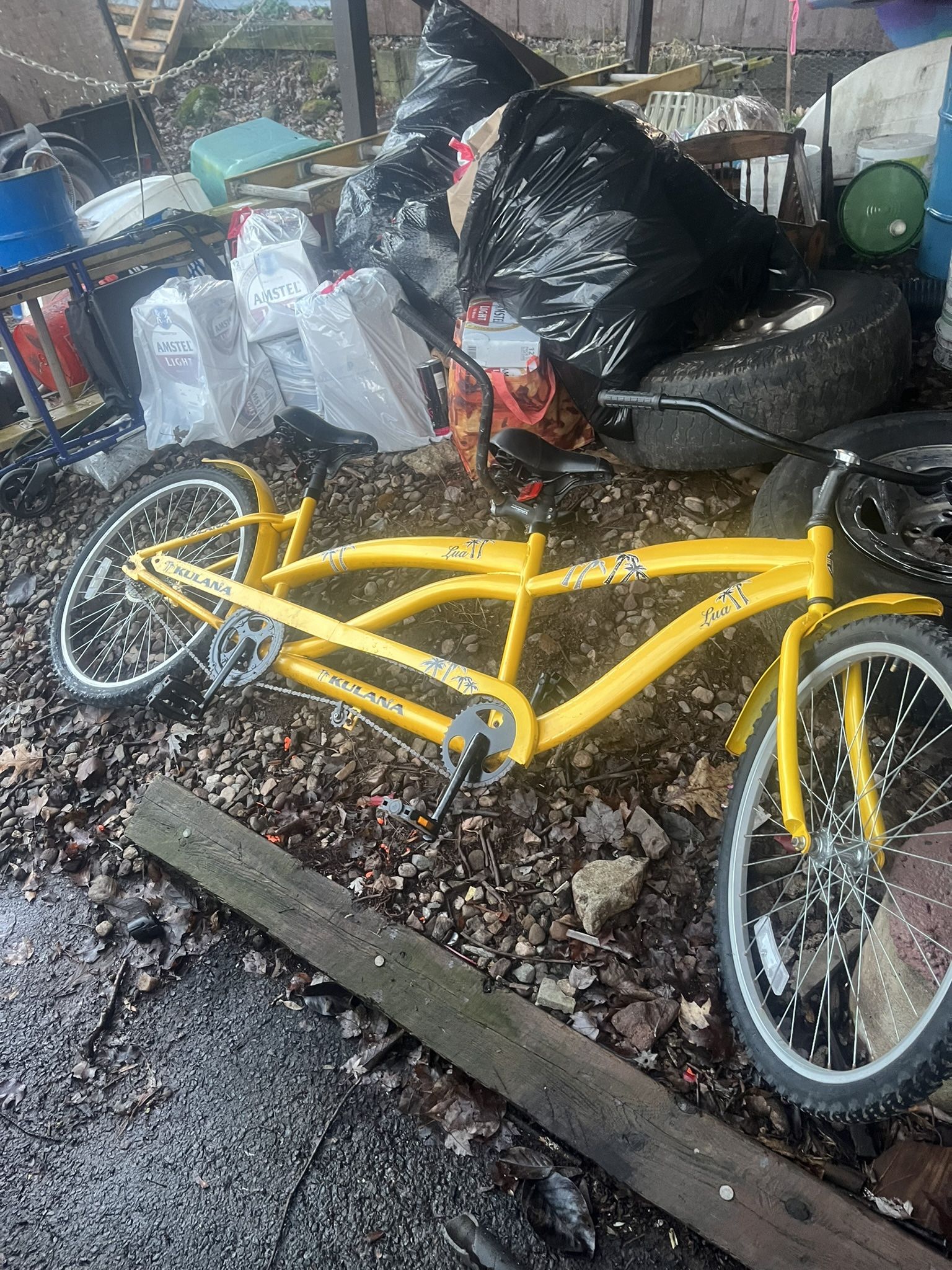 A two person bicycle