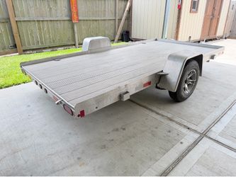 “ SALE- TRADE ” 2019 12’ x 6”  aluminum trailer new tires and lights super light weight