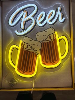 NEW Beer Mug LED Neon Sign