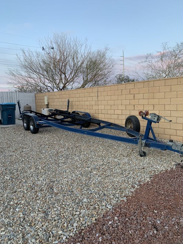 25 foot boat trailer 2 axles