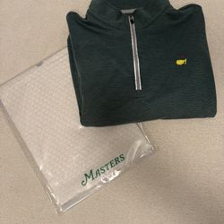 MASTERS 2026 QZip - Mens Green Large