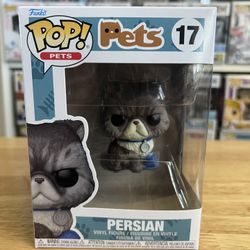 NEW IN HAND Persian Funko Pop #17 Pets Vinyl Figurine Cats Animal Toys Felines