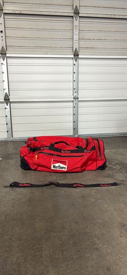 Marlboro Rolling Duffle Bag + Shoulder Strap