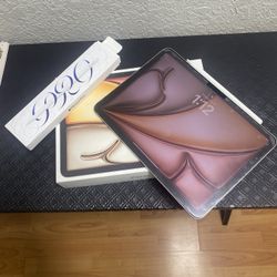 ✨ iPad Air M2 (2024) + Apple Pencil Pro – Like New (Boxes Included!) 