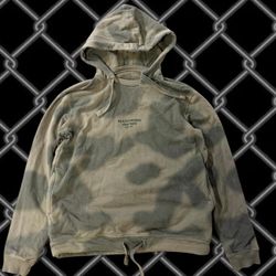 Maharishi Men's Green and Khaki Hoodie
