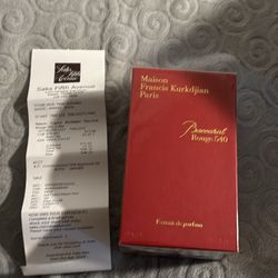 Baccarat Rouge 540 Cologne 70ml With Receipt