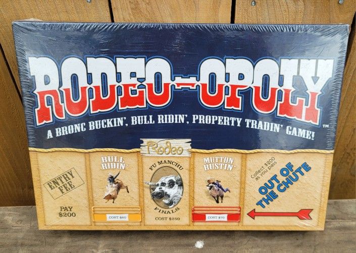 Late for the Sky Rodeo-Opoly Board  Game