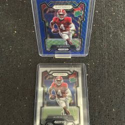 2024 Panini Prizm Jalen Milreo Blue Wave Rookie /249 Alabama
