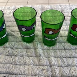 Vintage ninja turtles glasses