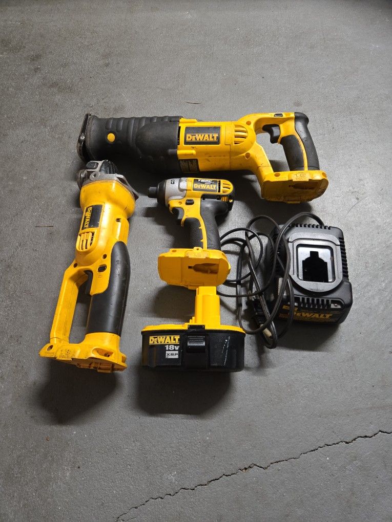 Dewalt 18v Tool Set (tools Only)