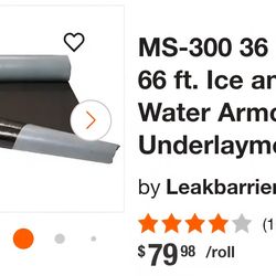 Ms-300 Leak Barrier Ice And Water  Underlayment