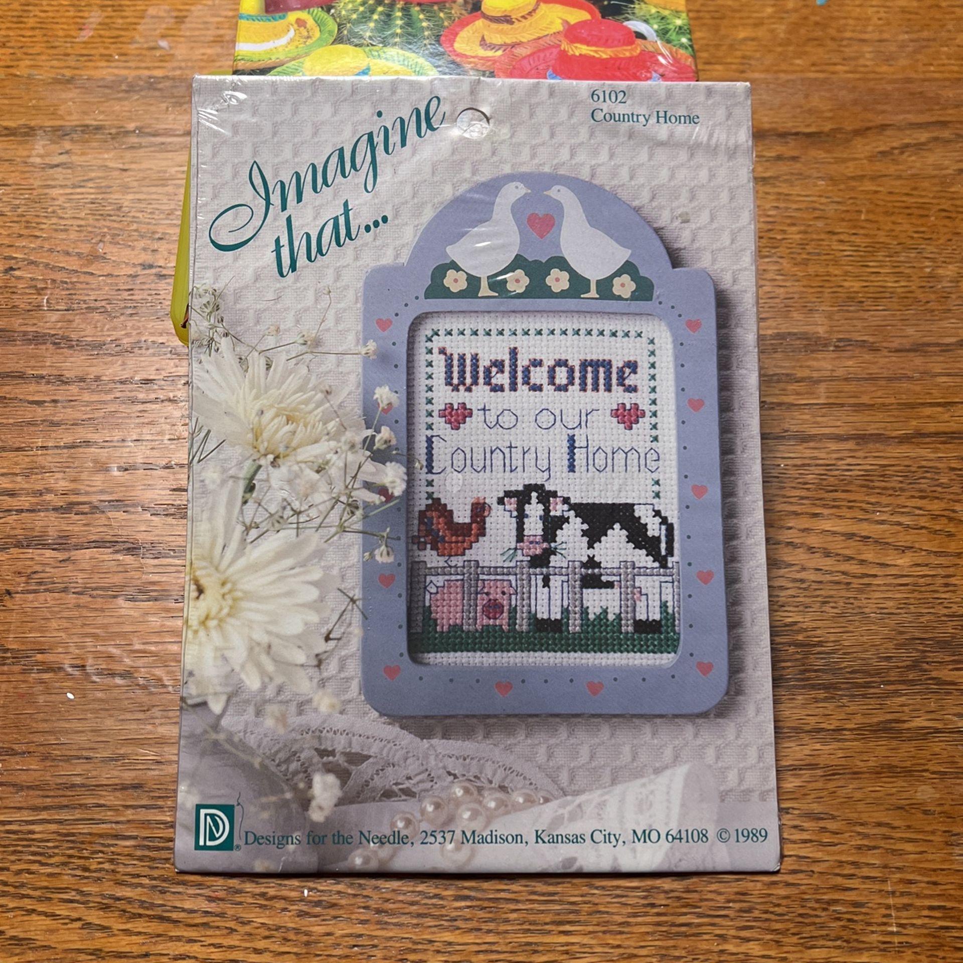 Vintage Cross Stitch Kit 6102 Country Home