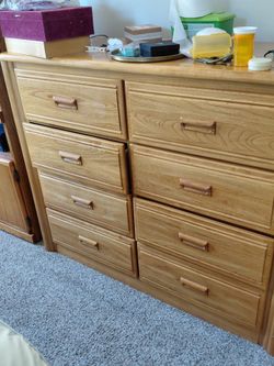 Bedroom set5 pieces . Will sale individual