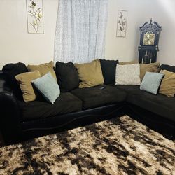Small Brown Sectional Sofa