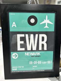 New Jersey Picture Frame 19 X15