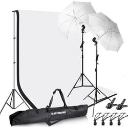 Slow Dolphin Studio Lighting And Background Kit 