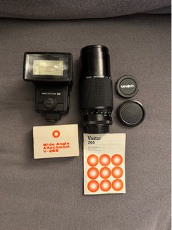 Vintage Camera Case and Accessories