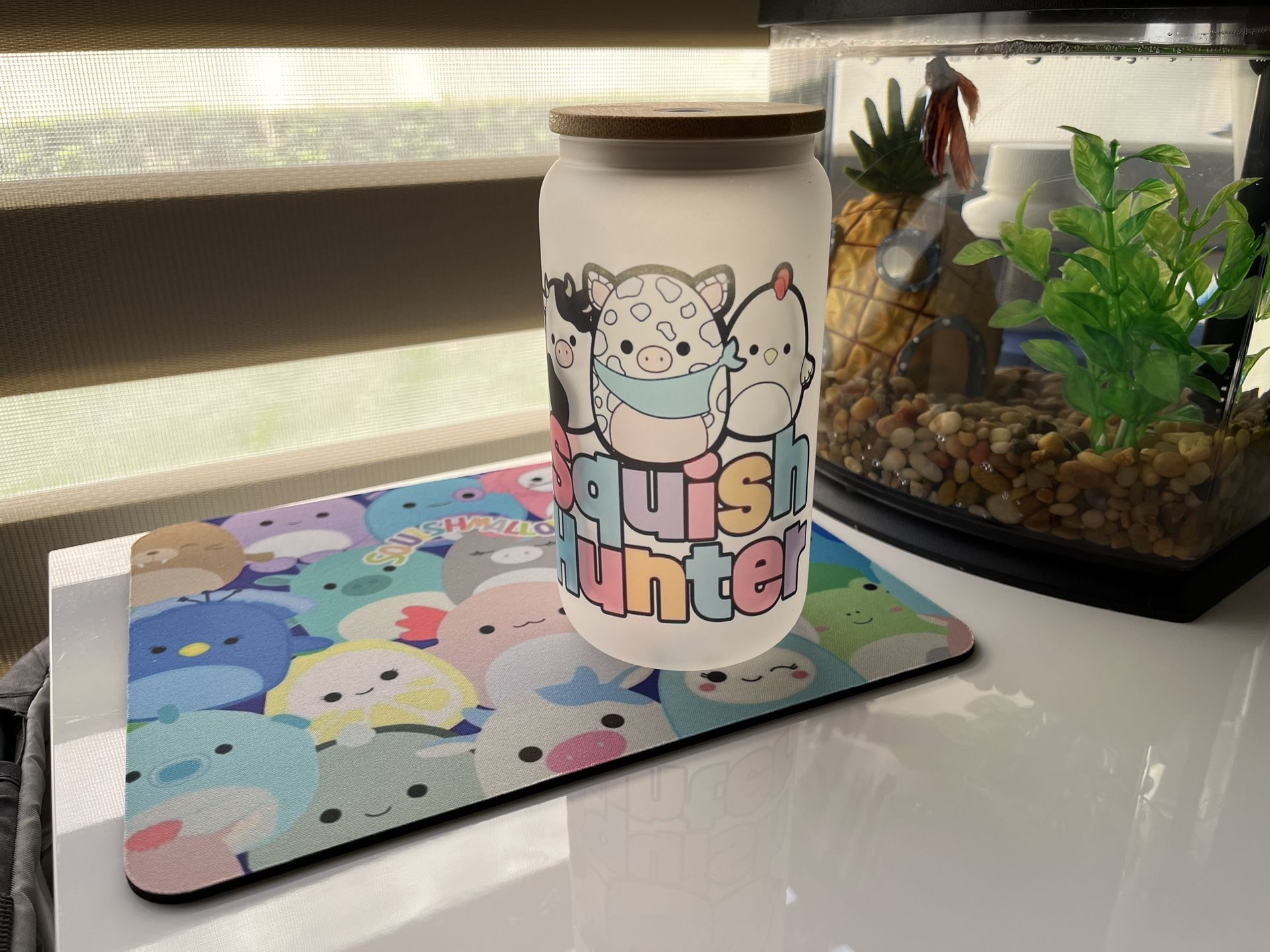 Squishmallow Cup And Mouse Pad