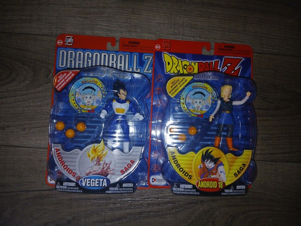 DBZ Dragon Ball Z Vintage Irwin Toys Android 17 Android 18
