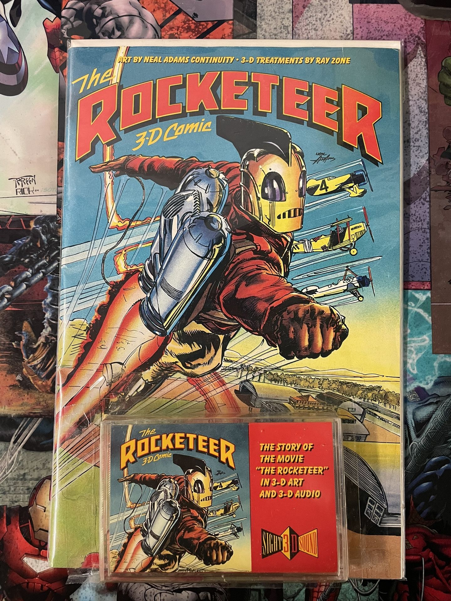 Rocketeer 3D Comic With Cassette Tape