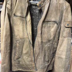 Men’s Leather Coat