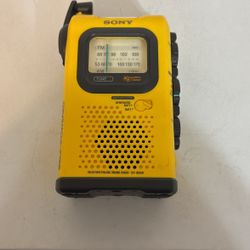 Sony Emergency Weather Band Radio