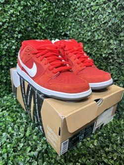 NIKE SB DUNK LOW PRO SB “SKATEBOARD CHALLENGE RED” SIZE 10