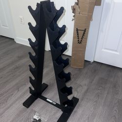 HolaHatha A-Frame Dumbbell Rack - NEW