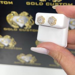 14K VS Diamonds / 0.99 CT Earrings On Sale 14 Karat Gold 