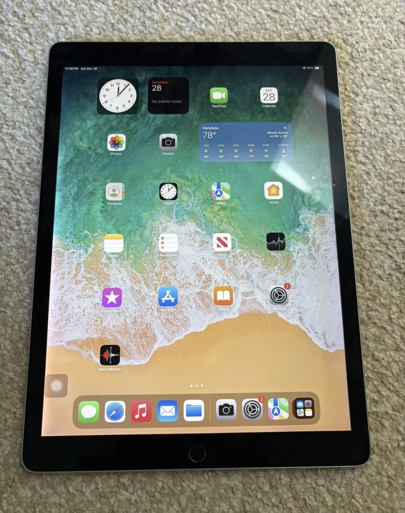 Ipad Pro 12.9 2nd Gen 256 GB Wi-Fi & Cellular Modem