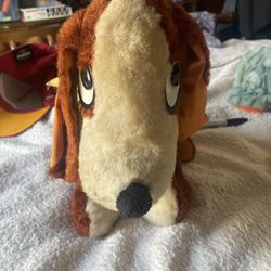 VTG Basset Hound Puppy Dog 1050’s Stuffed Animal 14”